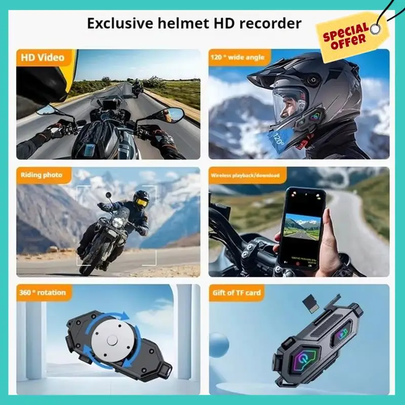 -ABHW Waterproof And Noise Reduction Headset Dash Cam Bluetooth Headset Dash Cam Motorcycle Headset Dash Cam
-ABHW Waterproof And Noise Reduction Headset Dash Cam Bluetooth Headset Dash Cam Motorcycle Headset Dash Cam