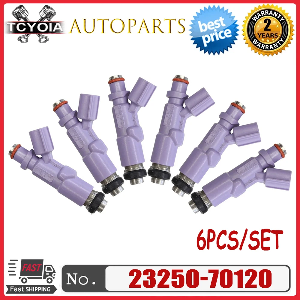 6Pcs/lot Fuel Injectors For Toyota Altezza Mark2 Crown Lexus IS200/300 2.0L 23209-70120, 23250-70120,2325070120 2320970120
6Pcs/lot Fuel Injectors For Toyota Altezza Mark2 Crown Lexus IS200/300 2.0L 23209-70120, 23250-70120,2325070120 2320970120