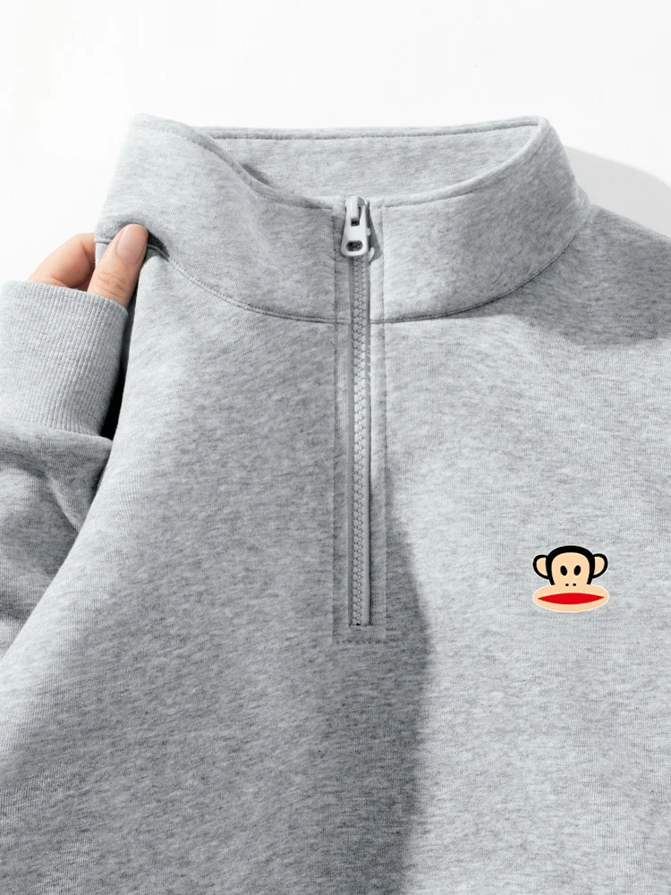 Мужская утепленная толстовка на флисовой подкладке с воротником-стойкой, повседневная куртка на молнии для осени и зимы, верхняя одежда для отдыха
Мужская утепленная толстовка на флисовой подкладке с воротником-стойкой, повседневная куртка на молнии для осени и зимы, верхняя одежда для отдыха