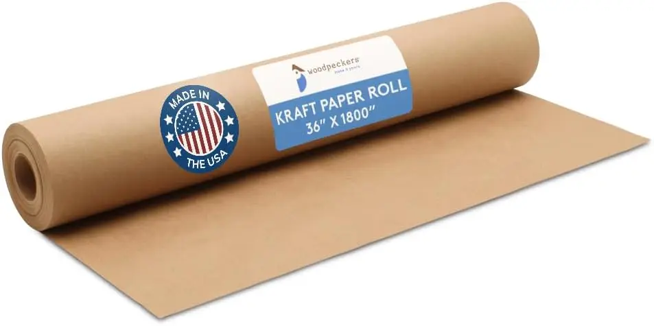 Brown Kraft Paper Roll 36x1800 Inches Jumbo Butcher Paper for Wrapping, Shipping, and Crafting
Brown Kraft Paper Roll 36x1800 Inches Jumbo Butcher Paper for Wrapping, Shipping, and Crafting