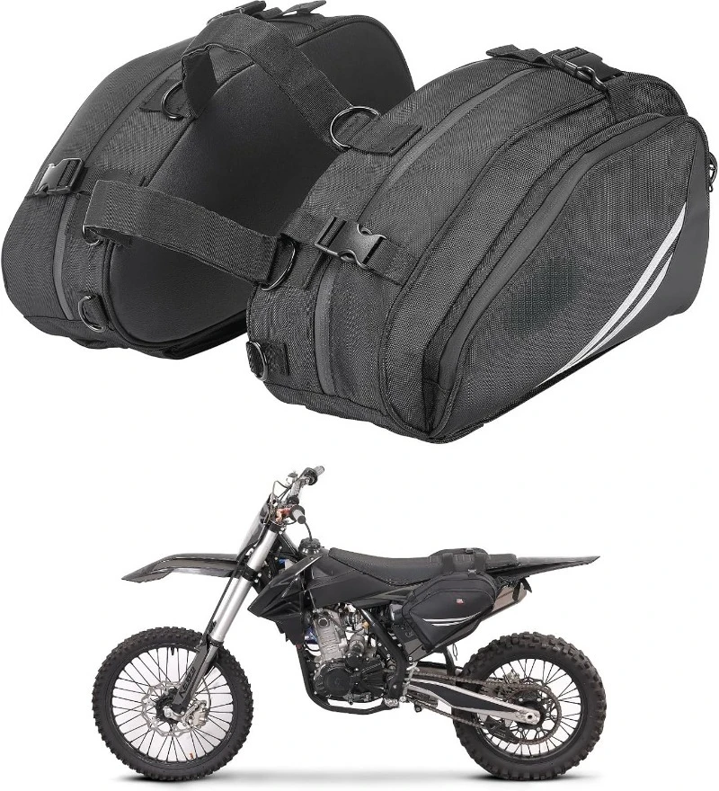 Motorcycle Saddlebags with Rain Covers Compatible with Dirt Bike Dual Sport Motorcross Motorbike Racing Mountain Off-Road 20L
Motorcycle Saddlebags with Rain Covers Compatible with Dirt Bike Dual Sport Motorcross Motorbike Racing Mountain Off-Road 20L