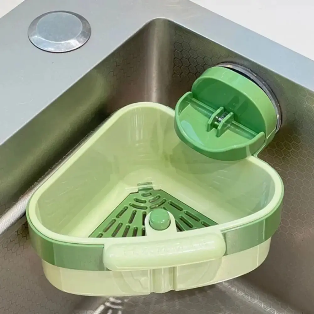 Removable Plastic Sink Drainage Basket One-touch Drainage Corner Press Design Food Scraper Basket Triangular Shape
Removable Plastic Sink Drainage Basket One-touch Drainage Corner Press Design Food Scraper Basket Triangular Shape