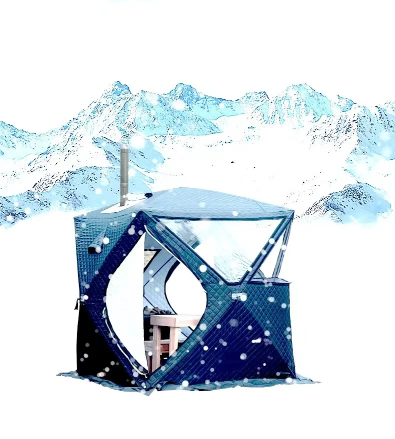 Outdoor Portable Four-season Waterproof Sauna Room Tent Quick Automatic Opening Durable Oxford Fabric Wood Burning Stove
Outdoor Portable Four-season Waterproof Sauna Room Tent Quick Automatic Opening Durable Oxford Fabric Wood Burning Stove