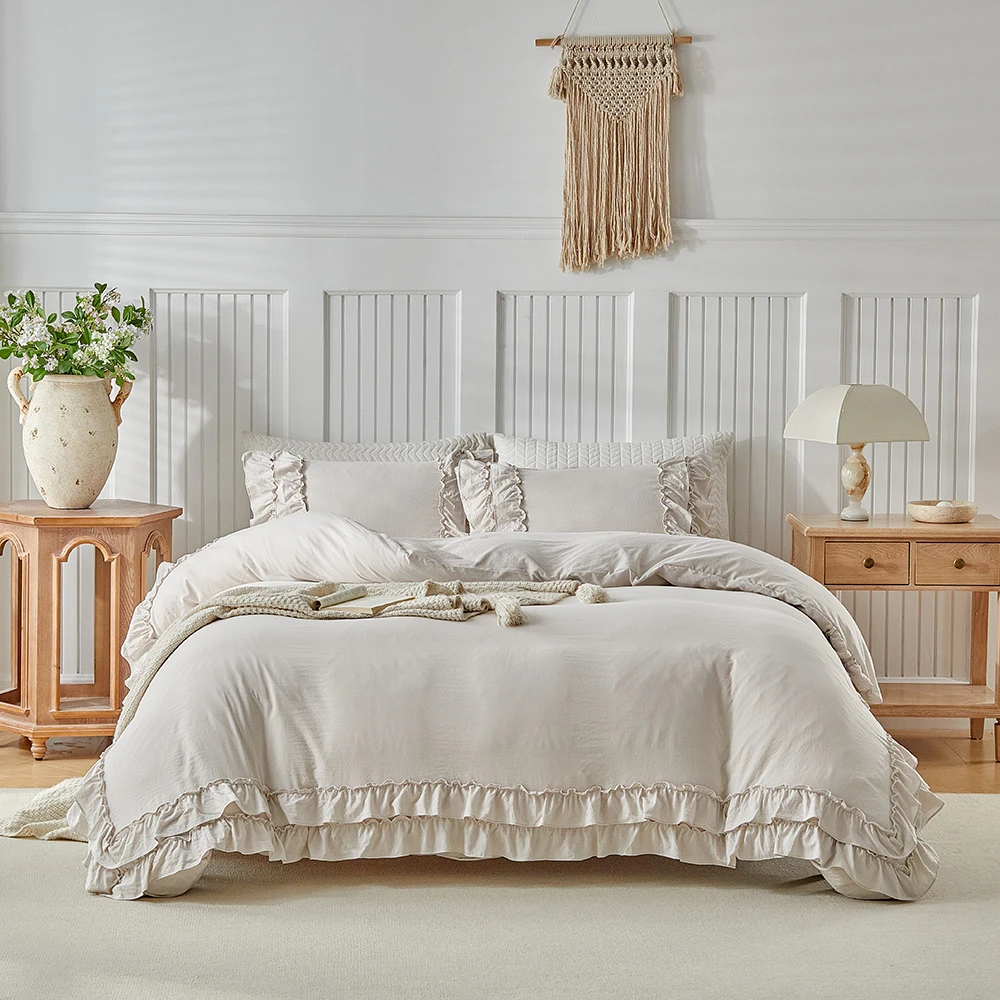 Duvet Cover Bedding Set Twin Full Queen King Size 135x200 Nordic Quilt Cover 240x220 Double Single Ruffle Lace Bed Linen 200x200
Duvet Cover Bedding Set Twin Full Queen King Size 135x200 Nordic Quilt Cover 240x220 Double Single Ruffle Lace Bed Linen 200x200