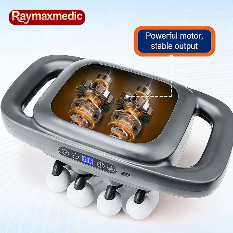 Raymax 16-Head Fascia Gun High-Frequency Vibration Body Massage Gun Back Waist Massager Neck Shoulder Massager Muscle masajeador
Raymax 16-Head Fascia Gun High-Frequency Vibration Body Massage Gun Back Waist Massager Neck Shoulder Massager Muscle masajeador