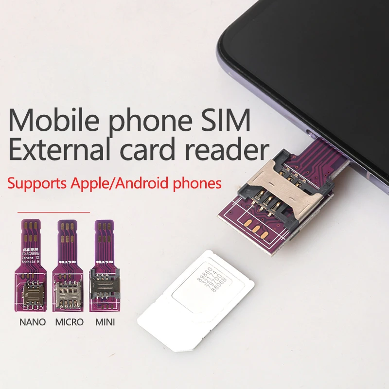 Адаптер для SIM-карт печатной платы, устройство для чтения SIM-карт Nano SIM Nano для IPhone 5/6/7/8/X, адаптер для телефона Android, аксессуары для мобильных телефонов
Адаптер для SIM-карт печатной платы, устройство для чтения SIM-карт Nano SIM Nano для IPhone 5/6/7/8/X, адаптер для телефона Android, аксессуары для мобильных телефонов