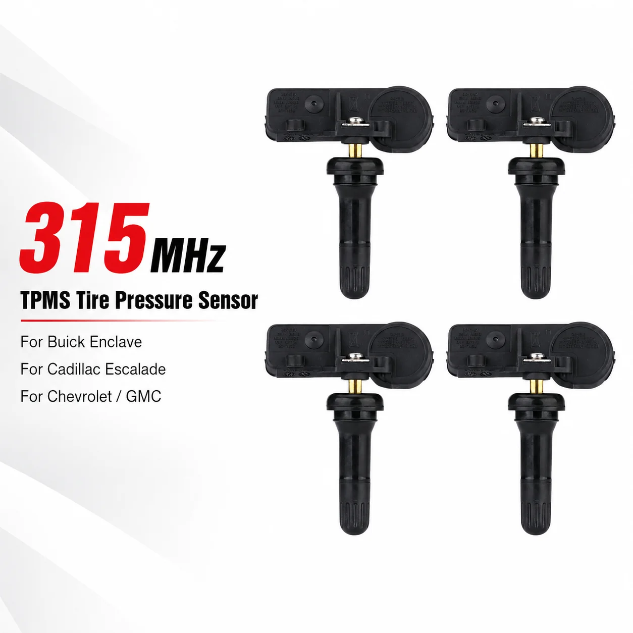 1/4PCS 13586335 TPMS Tire Pressure Sensor for Buick Enclave Cadillac Escalade Chevrolet GMC 315MHz
1/4PCS 13586335 TPMS Tire Pressure Sensor for Buick Enclave Cadillac Escalade Chevrolet GMC 315MHz