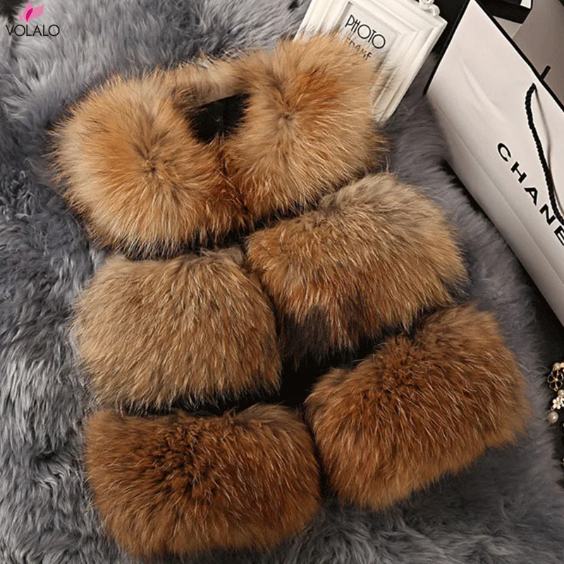 VOLALO Autumn Winter Fashion Women Faux Fur Vest Sleeveless Fur Vests Femme Waistcoat
VOLALO Autumn Winter Fashion Women Faux Fur Vest Sleeveless Fur Vests Femme Waistcoat
