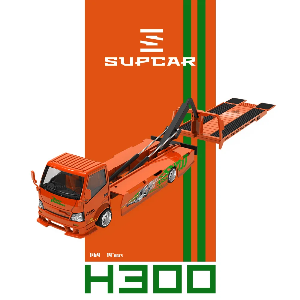 SC 1:64 H300 Flatbed Trailer Fast and Furious Livery Alloy Diecast Model Car Collectible Gift
SC 1:64 H300 Flatbed Trailer Fast and Furious Livery Alloy Diecast Model Car Collectible Gift
