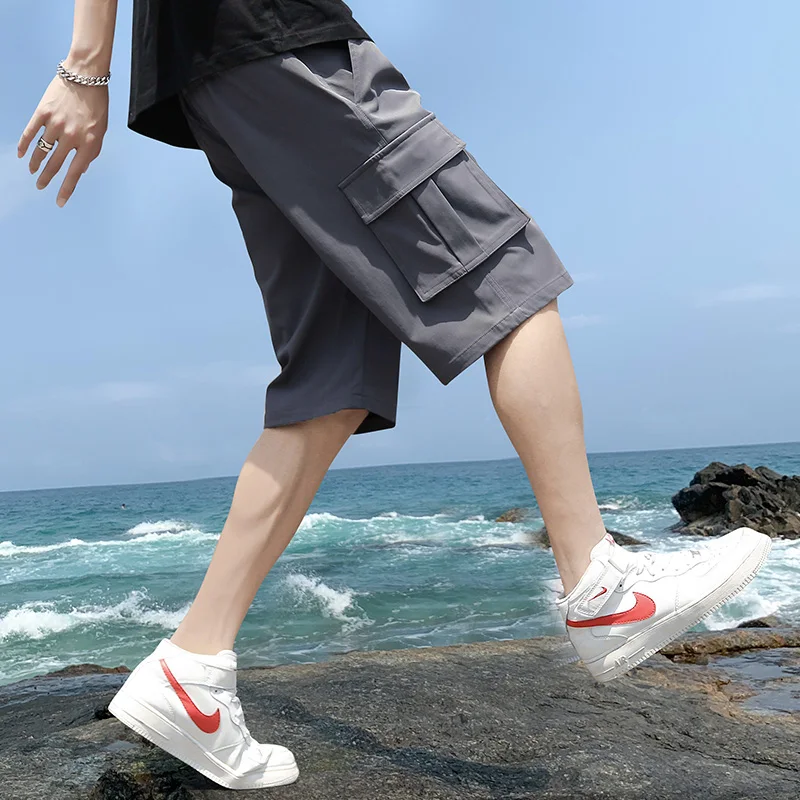 Мужские шорты, мужские шорты-карго с несколькими карманами, эластичная талия, дышащая ткань для летних видов спорта, уличная одежда, мужские карго
Мужские шорты, мужские шорты-карго с несколькими карманами, эластичная талия, дышащая ткань для летних видов спорта, уличная одежда, мужские карго