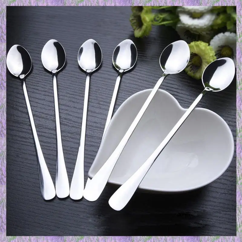 A63K-30Pcs Ложки для чая, кофе из нержавеющей стали с длинной ручкой, столовые приборы для мороженого
A63K-30Pcs Ложки для чая, кофе из нержавеющей стали с длинной ручкой, столовые приборы для мороженого