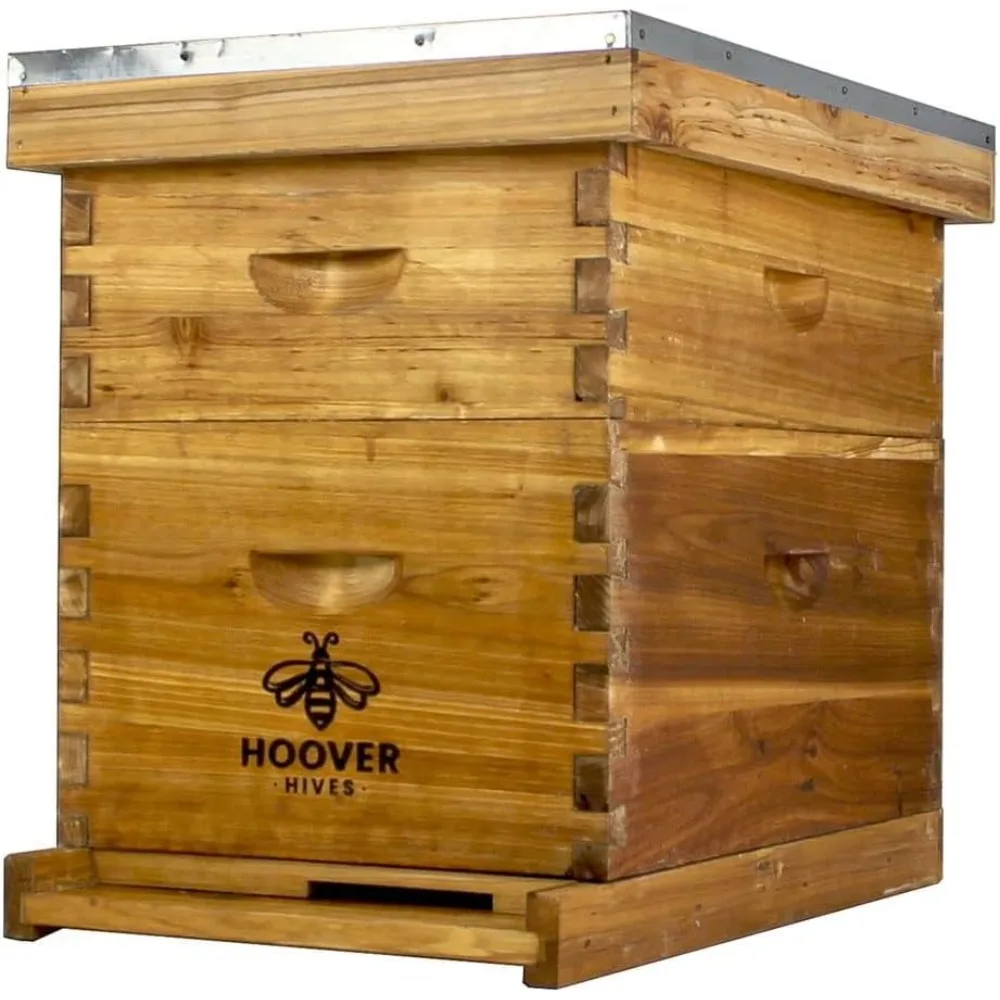 8 Frame Langstroth Beehive Dipped in 100% Beeswax Includes Wooden Frames & Waxed Foundations (1 Deep Box, 1 Medium Box)
8 Frame Langstroth Beehive Dipped in 100% Beeswax Includes Wooden Frames & Waxed Foundations (1 Deep Box, 1 Medium Box)