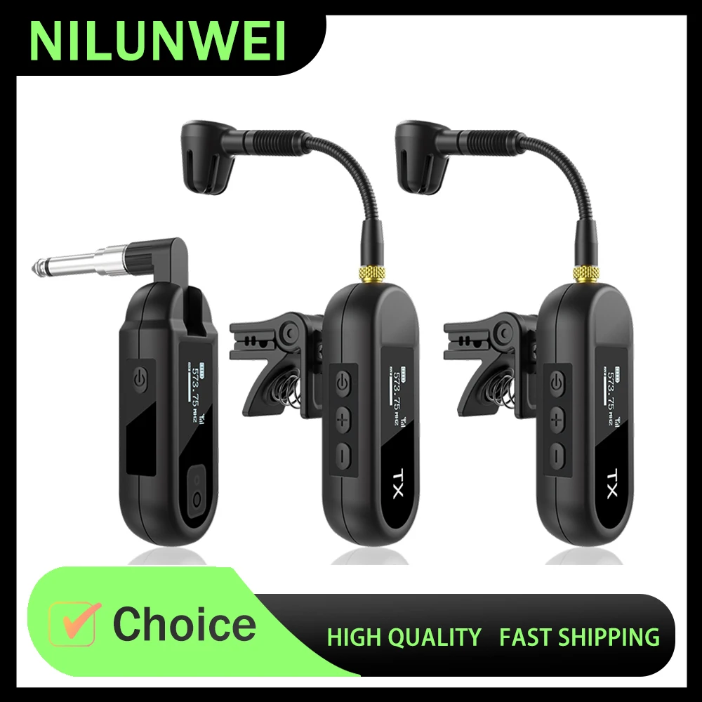 Ultra-high frequency saxophone wireless microphone system, rechargeable, with a transmission distance of 50m, suitable for vario
Ultra-high frequency saxophone wireless microphone system, rechargeable, with a transmission distance of 50m, suitable for vario
