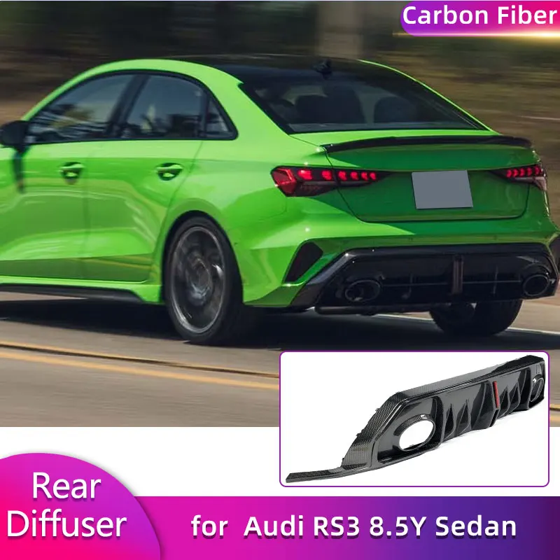 Carbon Fiber Rear Bumper Diffuser Lip Spoiler for Audi RS3 8.5Y Sedan 2025 2026 Car Racing Rear Diffuser Apron Guard Body Kit
Carbon Fiber Rear Bumper Diffuser Lip Spoiler for Audi RS3 8.5Y Sedan 2025 2026 Car Racing Rear Diffuser Apron Guard Body Kit