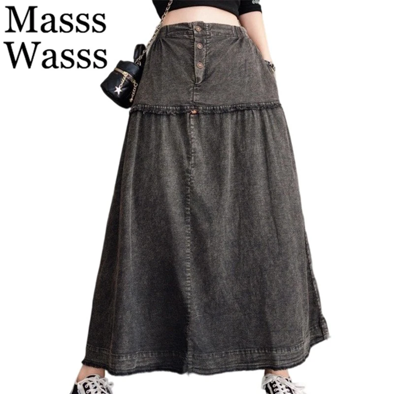 Masss Wasss 2025 Autumn Womens Casual Vintage Skirts Ladies Fashion Korean Luxury Streetwear Cotton Elegant Punk Classic Clothes
Masss Wasss 2025 Autumn Womens Casual Vintage Skirts Ladies Fashion Korean Luxury Streetwear Cotton Elegant Punk Classic Clothes
