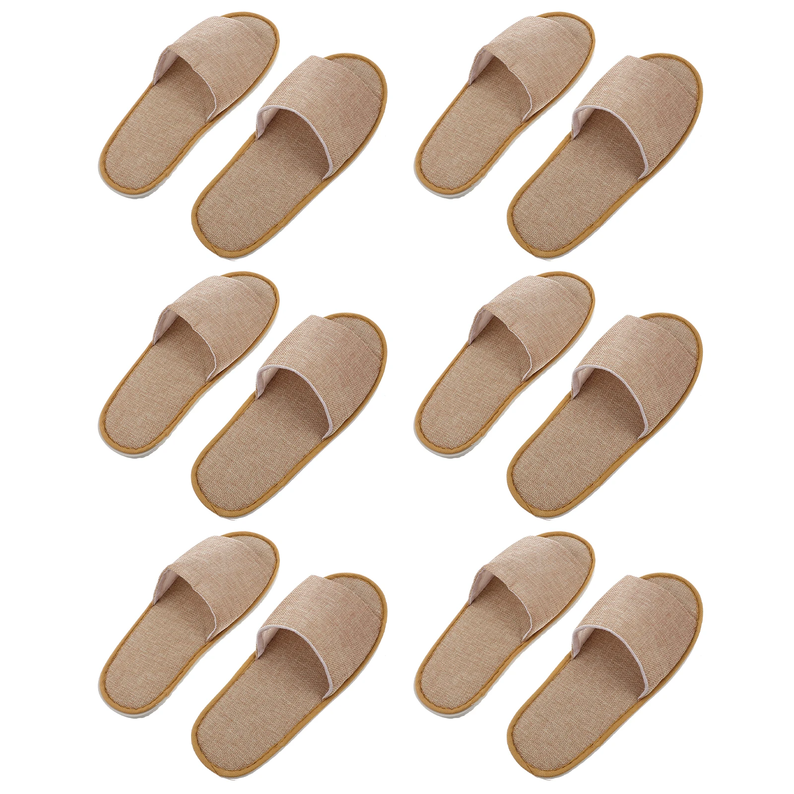 6pcs 6 Pairs Anti-slip Slippers Open Toe Disposable Shoes for Guests Men Travel Portable Bath Footwear
6pcs 6 Pairs Anti-slip Slippers Open Toe Disposable Shoes for Guests Men Travel Portable Bath Footwear