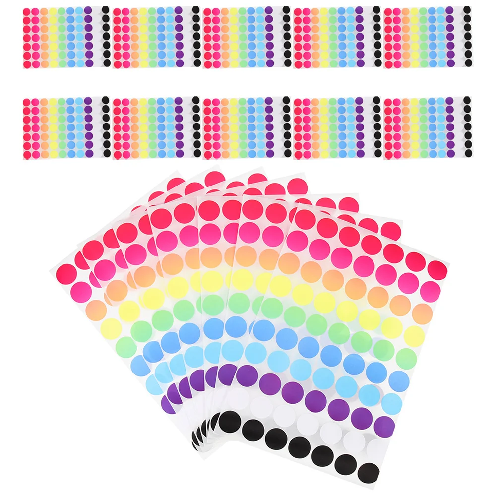 25 Sheets Circle Label Stickers Colored Dot Markers Adhesive Color Coding Labels for Organizing Dot Stickers Color Coding Labels
25 Sheets Circle Label Stickers Colored Dot Markers Adhesive Color Coding Labels for Organizing Dot Stickers Color Coding Labels