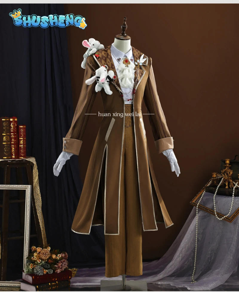 Luca Balsa Prisoner Game Identity V Wonderland Roaming Cosplay Costume men women suit coat shirt glove prop Halloween uniform
Luca Balsa Prisoner Game Identity V Wonderland Roaming Cosplay Costume men women suit coat shirt glove prop Halloween uniform