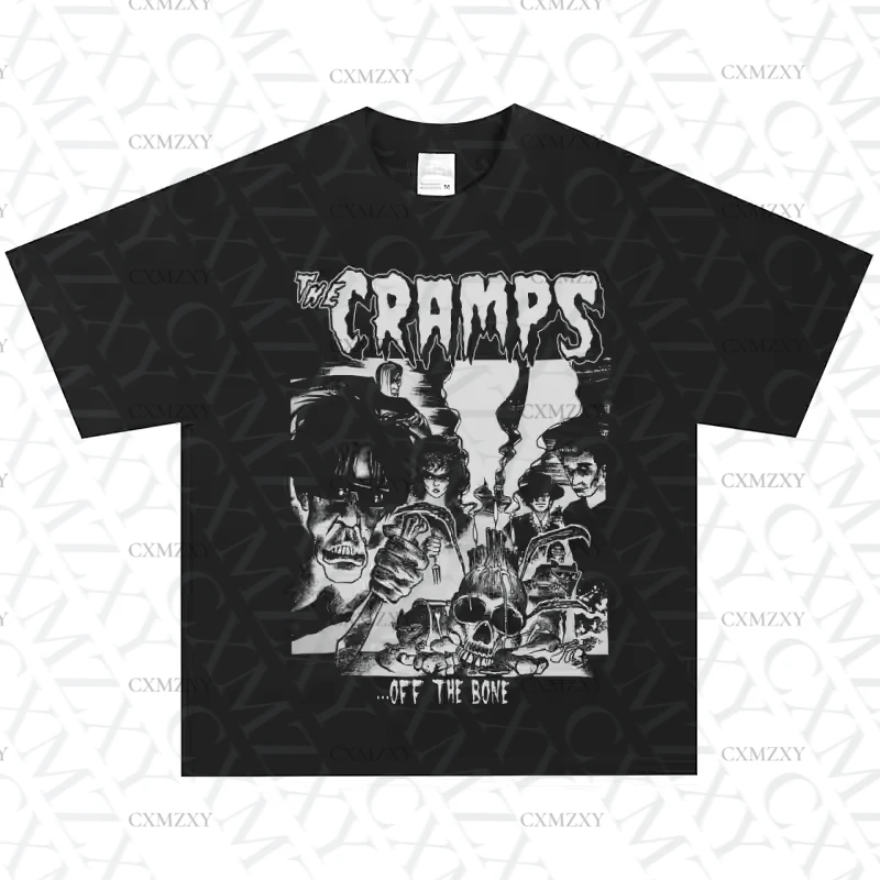 2025 The Cramps Band Rock American Retro T-shirt Street Heavy Hip Hop Short Sleeve Vintage High Quality Luxury Brand
2025 The Cramps Band Rock American Retro T-shirt Street Heavy Hip Hop Short Sleeve Vintage High Quality Luxury Brand