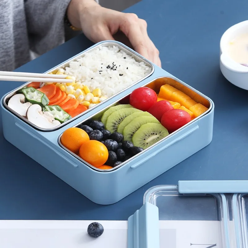 304 stainless steel lunch box for Adults Kids School Office 1Layer Microwavable portable Grids bento Food Storage Containers
304 stainless steel lunch box for Adults Kids School Office 1Layer Microwavable portable Grids bento Food Storage Containers
