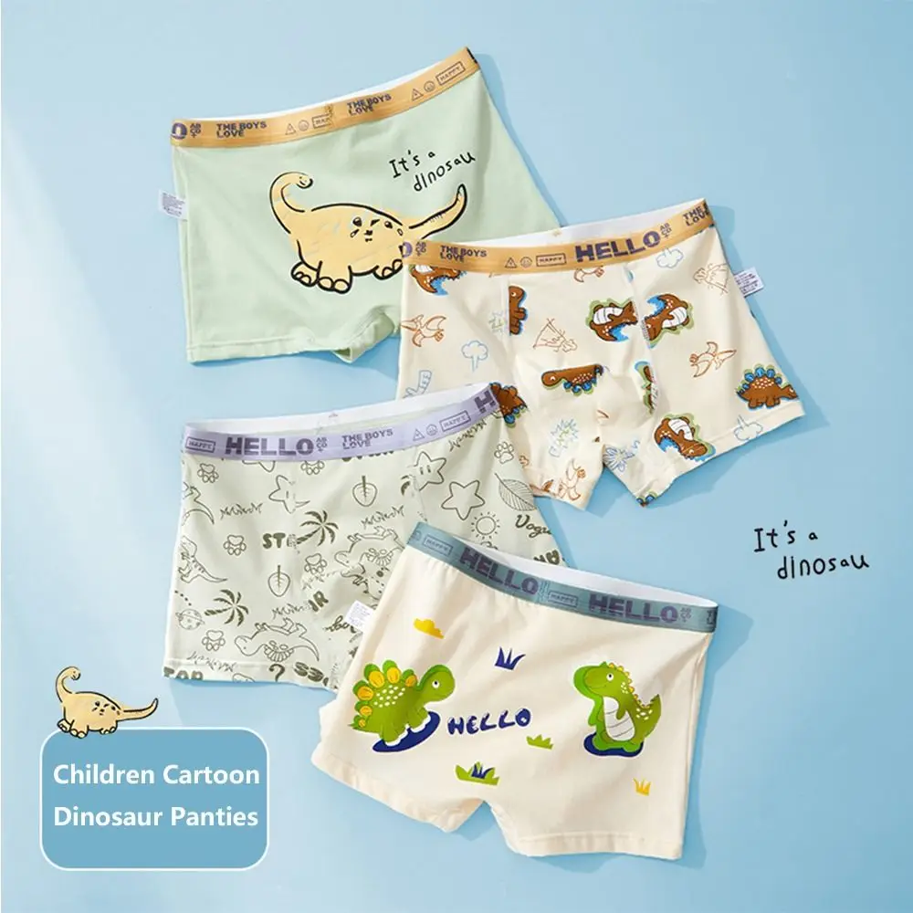 Briefs Cartoon Dinosaur Boxer Breathable Cotton Cartoon Boy Underpants Printing Panties Kids Underwear Kid 
Briefs Cartoon Dinosaur Boxer Breathable Cotton Cartoon Boy Underpants Printing Panties Kids Underwear Kid