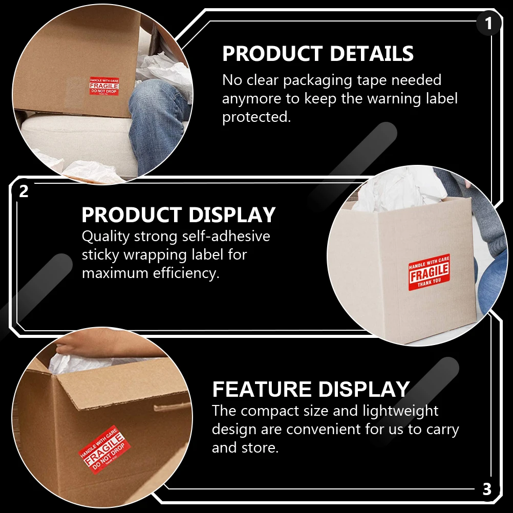 Fragile Stickers Grid Bottom Copper Plate Translucent H Warning Labels Self Adhesive Shipping Packing Decals Lightweight
Fragile Stickers Grid Bottom Copper Plate Translucent H Warning Labels Self Adhesive Shipping Packing Decals Lightweight