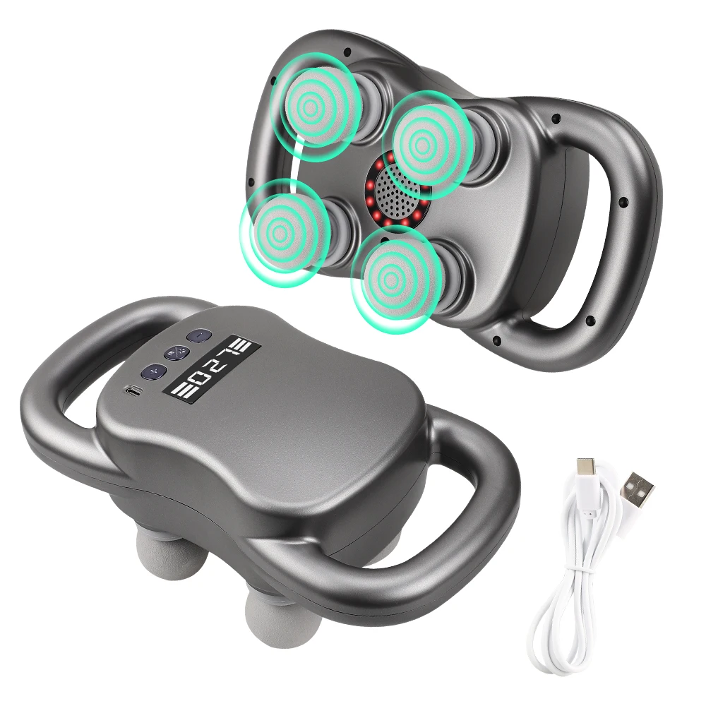 Fascial Gun 4 Head Gun Massager Portable Electric Deep Tissue Vibration Best Body Mini Muscle Massage Gun
Fascial Gun 4 Head Gun Massager Portable Electric Deep Tissue Vibration Best Body Mini Muscle Massage Gun