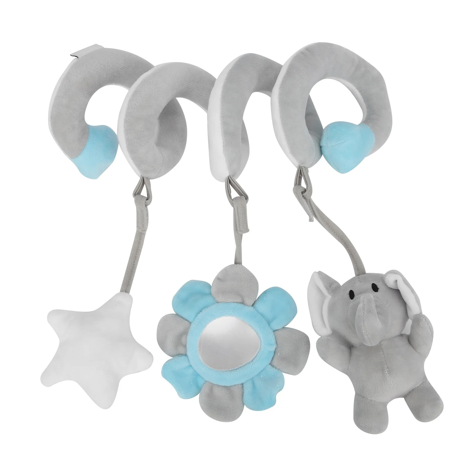 Baby Stroller Hanging Toy Appeasing Infant Spiral Activity Rattle Newborn Plush ToyGray
Baby Stroller Hanging Toy Appeasing Infant Spiral Activity Rattle Newborn Plush ToyGray