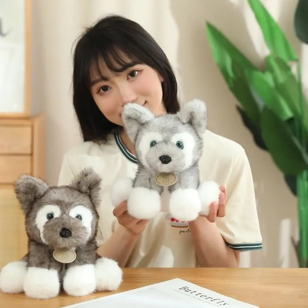 Simulation Doll Big Ear Sitting Dog Plush Toy Wolfdog Schnauzer Huksy Plush Doll Cute Fluffy Baby Dog Pillow Room Decoration
Simulation Doll Big Ear Sitting Dog Plush Toy Wolfdog Schnauzer Huksy Plush Doll Cute Fluffy Baby Dog Pillow Room Decoration