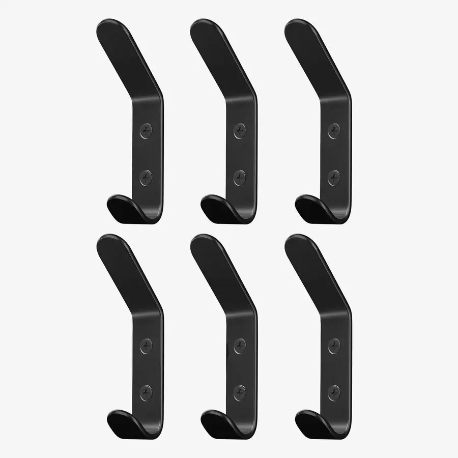 Wall Coat Hook Rack Set of 6 Black Metal Hooks for Hanging Coats Hat Hooks Hat Hangers for Wall
Wall Coat Hook Rack Set of 6 Black Metal Hooks for Hanging Coats Hat Hooks Hat Hangers for Wall