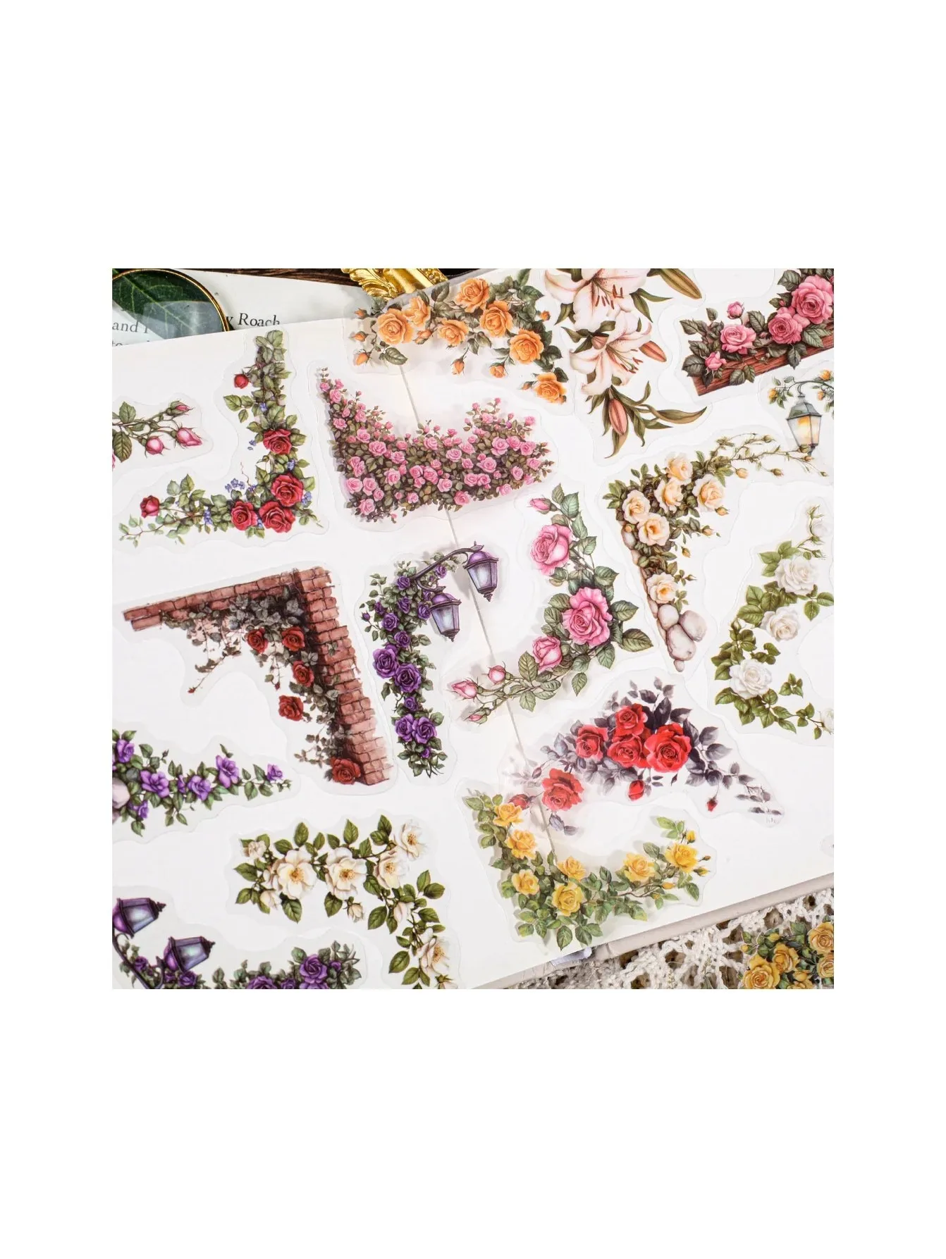 30 Pcs Flowers Corner Stickers, PET Sticker Package DIY Diary Decoration, Album Scrapbooking Junk Journal Supplies
30 Pcs Flowers Corner Stickers, PET Sticker Package DIY Diary Decoration, Album Scrapbooking Junk Journal Supplies