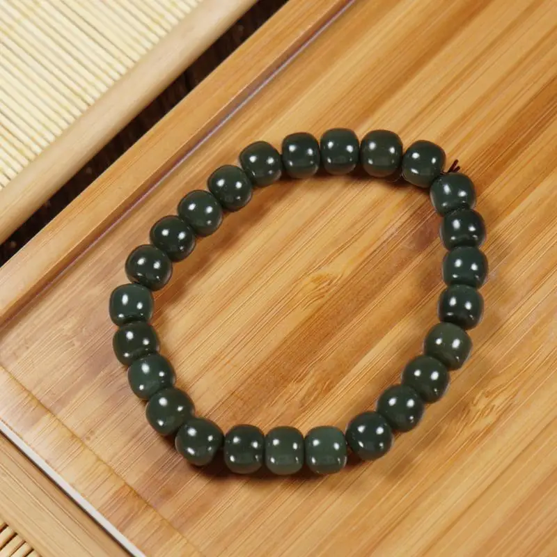 Send Certificate Natural Green Jade Bracelet Men Women Real Nephrite Healing Jewelry Certified Hetian Jades Stone Beaded Bangles
Send Certificate Natural Green Jade Bracelet Men Women Real Nephrite Healing Jewelry Certified Hetian Jades Stone Beaded Bangles