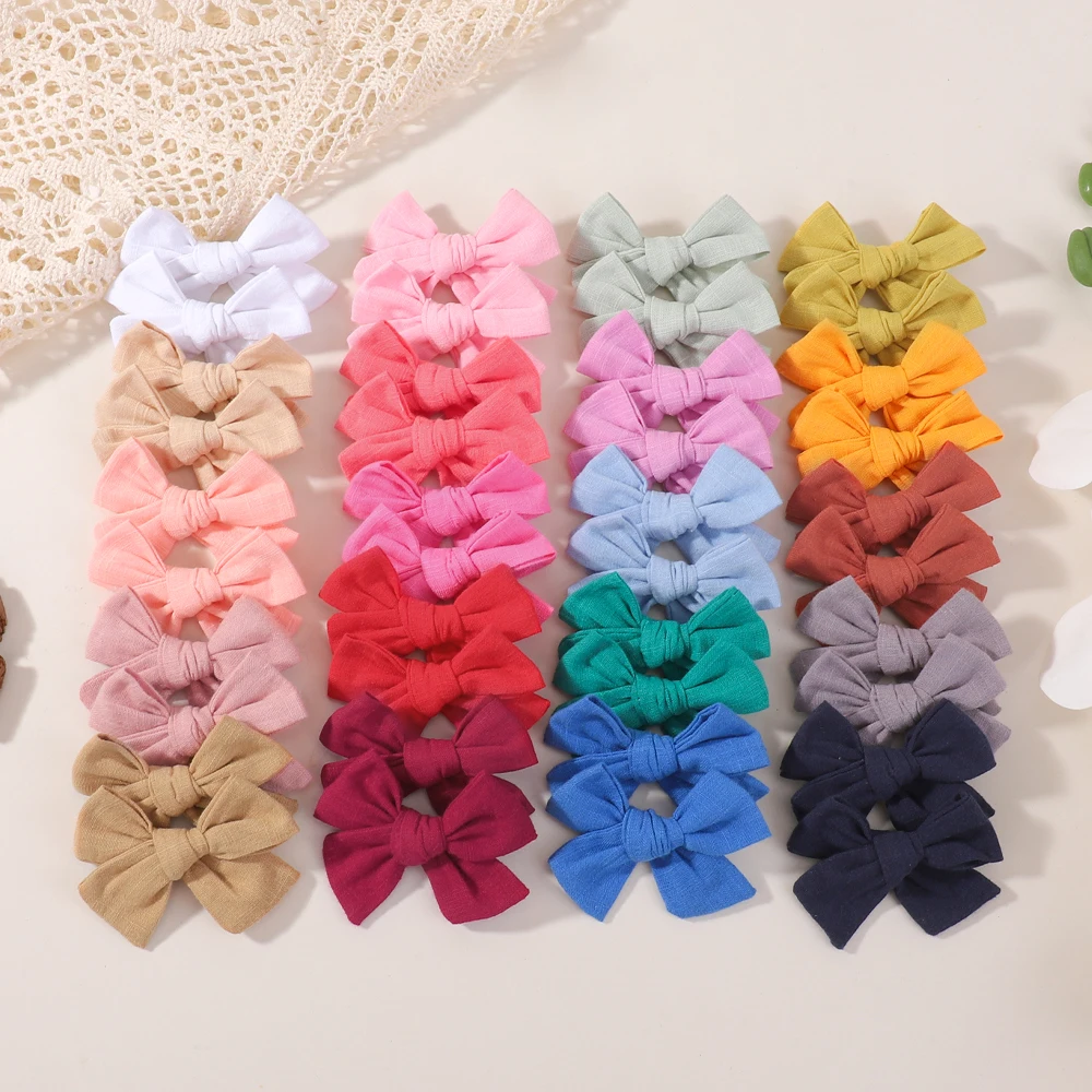 20Pcs Random Color Cloth Bowknot Hairgripes Cheer Bows Solid Color Girls Hair Bangs Hair Clip Casual Children's Hair Accessories
20Pcs Random Color Cloth Bowknot Hairgripes Cheer Bows Solid Color Girls Hair Bangs Hair Clip Casual Children's Hair Accessories
