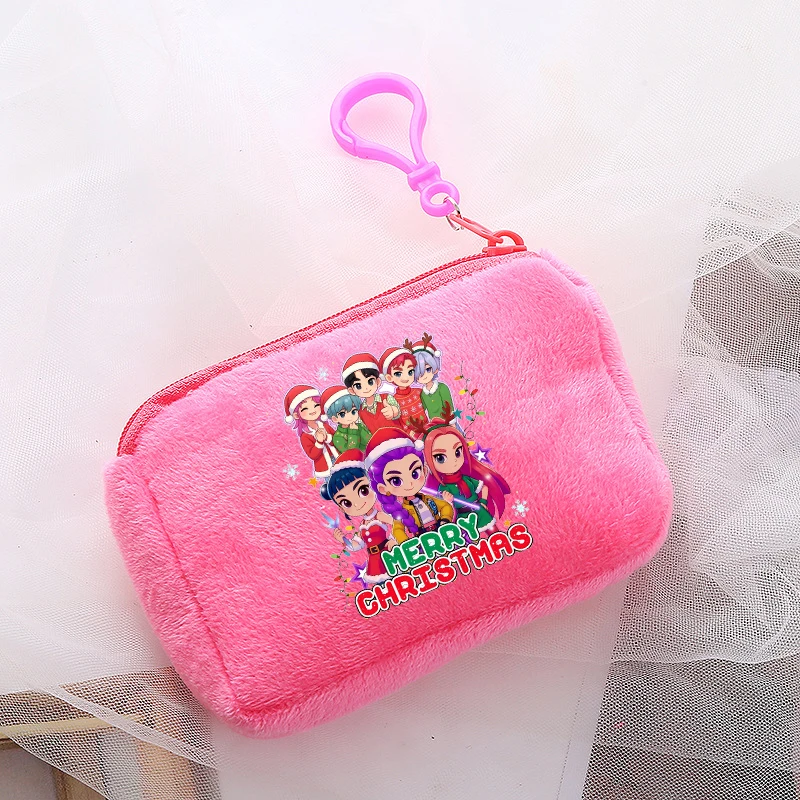 KPop Demon Hunter Plush Small Zero Wallet Portable Card Coin Wallet Cute Cartoon Anime Pattern Key Bag Children's Christmas Gift
KPop Demon Hunter Plush Small Zero Wallet Portable Card Coin Wallet Cute Cartoon Anime Pattern Key Bag Children's Christmas Gift