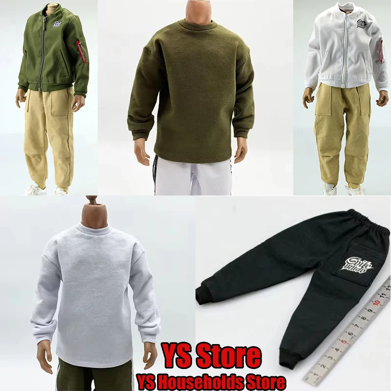 1/6 Male Long Sleeve Solid Color Sweatshirt Hoodies Sweater Flight Jacket Tooling Pants Toys for 12" Male Action Figure Body
1/6 Male Long Sleeve Solid Color Sweatshirt Hoodies Sweater Flight Jacket Tooling Pants Toys for 12" Male Action Figure Body