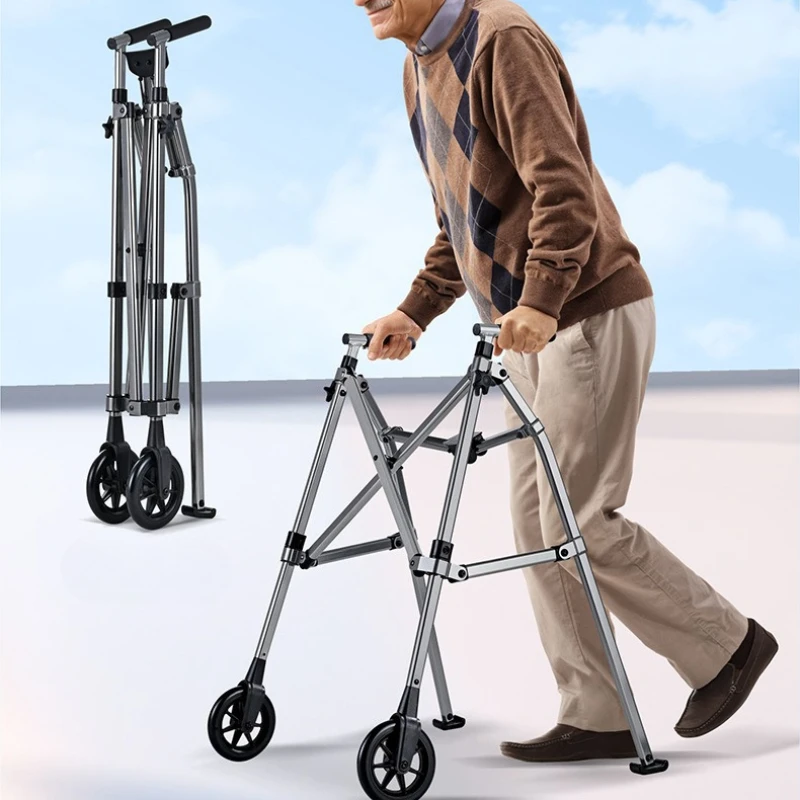 Aircraft Aluminum Folding Walker,3kg Ultra Light Rollator,Triangle Stabilization Frame,Rehabilitation Walking Aid for Seniors
Aircraft Aluminum Folding Walker,3kg Ultra Light Rollator,Triangle Stabilization Frame,Rehabilitation Walking Aid for Seniors