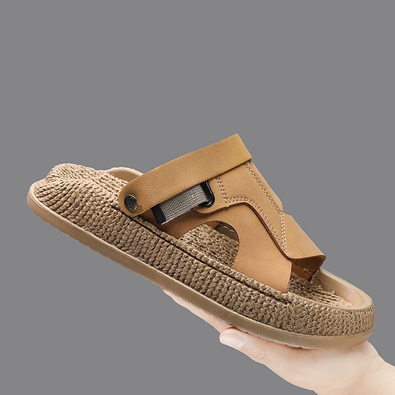 Solid Colour Comfortable Outsole Anti Slip Beach Shoes Summer New Men's Sandals Fashion Light and Breathable Male Casual Sandals
Solid Colour Comfortable Outsole Anti Slip Beach Shoes Summer New Men's Sandals Fashion Light and Breathable Male Casual Sandals