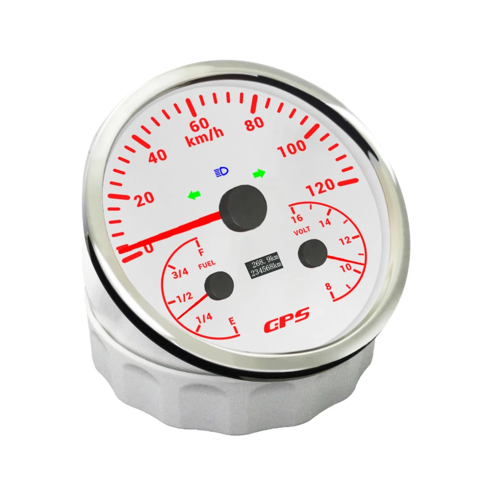 ELING 110mm 3in1 Multifunctional GPS Speedometer 0-200km/h with Fuel Level Voltmeter 7 Colors Backlight for Car Motorcycle
ELING 110mm 3in1 Multifunctional GPS Speedometer 0-200km/h with Fuel Level Voltmeter 7 Colors Backlight for Car Motorcycle