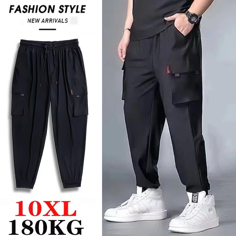 Men's Plus Size Black Casual Pants Slim Fit Joggers Elastic Waist Work Pants Fashion Streetwear Lightweight Loose Trousers
Men's Plus Size Black Casual Pants Slim Fit Joggers Elastic Waist Work Pants Fashion Streetwear Lightweight Loose Trousers