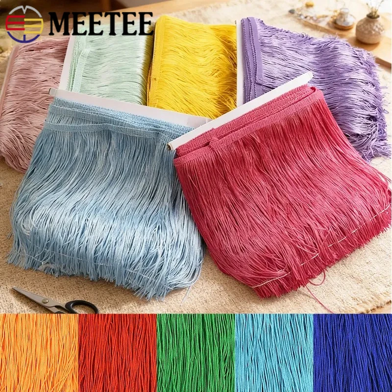 10Yards 10-30cm Color Fringe Tassels Lace Trim for Latin Dance Dress Tassel Curtain Stage Garment Fringes Sewing Craft Material
10Yards 10-30cm Color Fringe Tassels Lace Trim for Latin Dance Dress Tassel Curtain Stage Garment Fringes Sewing Craft Material