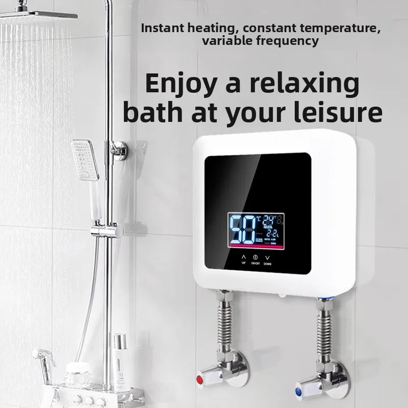 Instant Electric Water Heater Small Household Kitchen Quick Heating Constant Temperature Variable Frequency Shower
Instant Electric Water Heater Small Household Kitchen Quick Heating Constant Temperature Variable Frequency Shower