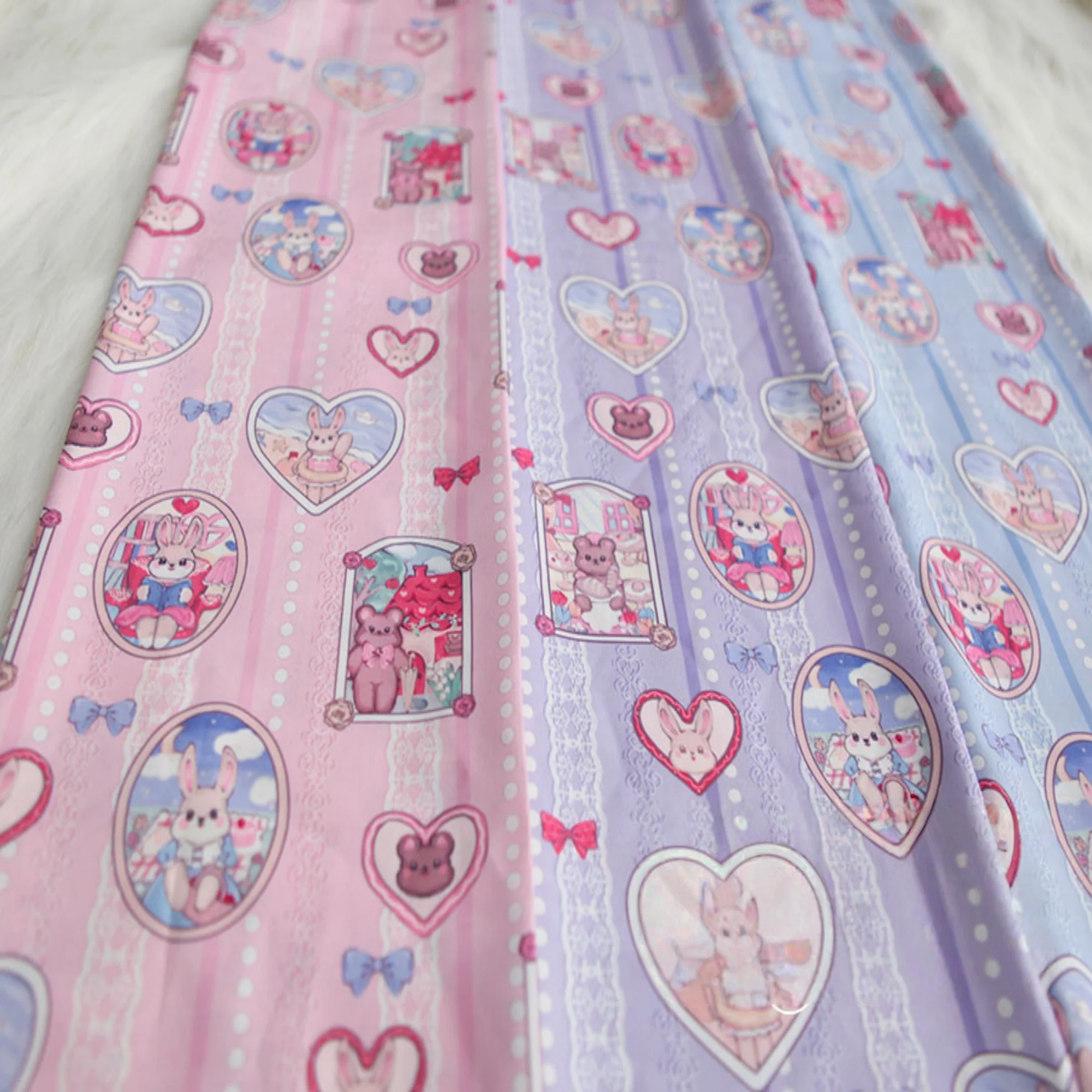 50 см x 140 см милая ткань с кроликом, 3 цвета, DIY Ruskirt, детское платье Kawaii, кукла, ткань Лолиты
50 см x 140 см милая ткань с кроликом, 3 цвета, DIY Ruskirt, детское платье Kawaii, кукла, ткань Лолиты