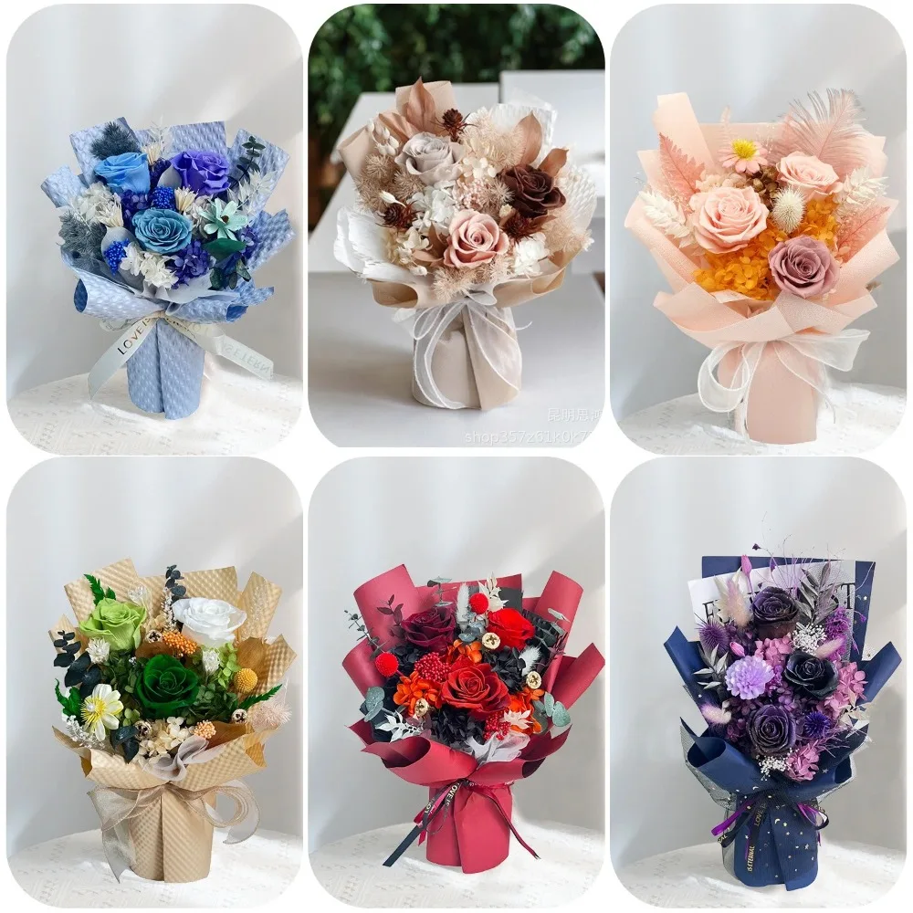 Long Lasting Preserved Rose Bouquet,Eternal Real Flower Gift for Women,Valentine's,Mother's Day,Birthday,Red Blue Pink,3-5 Years
Long Lasting Preserved Rose Bouquet,Eternal Real Flower Gift for Women,Valentine's,Mother's Day,Birthday,Red Blue Pink,3-5 Years