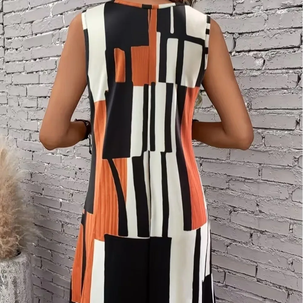 Y2k Fashion Round Neck Floral Print Dress Summer Loose Fit Beach Sundress Casual Sleeveless Vacation Style Dress Picnic
Y2k Fashion Round Neck Floral Print Dress Summer Loose Fit Beach Sundress Casual Sleeveless Vacation Style Dress Picnic