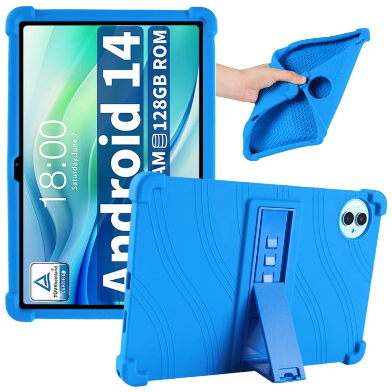 4 Thicken Cornors Silicone Cover with Kickstand For Teclast P50S P50 (2024) Case 11" Tablet PC Shockproof Protector Funda
4 Thicken Cornors Silicone Cover with Kickstand For Teclast P50S P50 (2024) Case 11" Tablet PC Shockproof Protector Funda