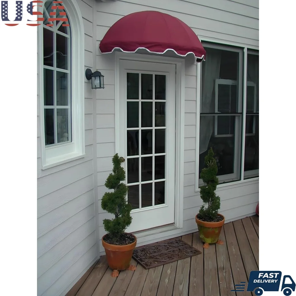 Sunbrella Canvas Awning Dome Awning Door Window Sun Shade Powder Coated Frame Installation Hardware 5 Colors 3 Sizes
Sunbrella Canvas Awning Dome Awning Door Window Sun Shade Powder Coated Frame Installation Hardware 5 Colors 3 Sizes