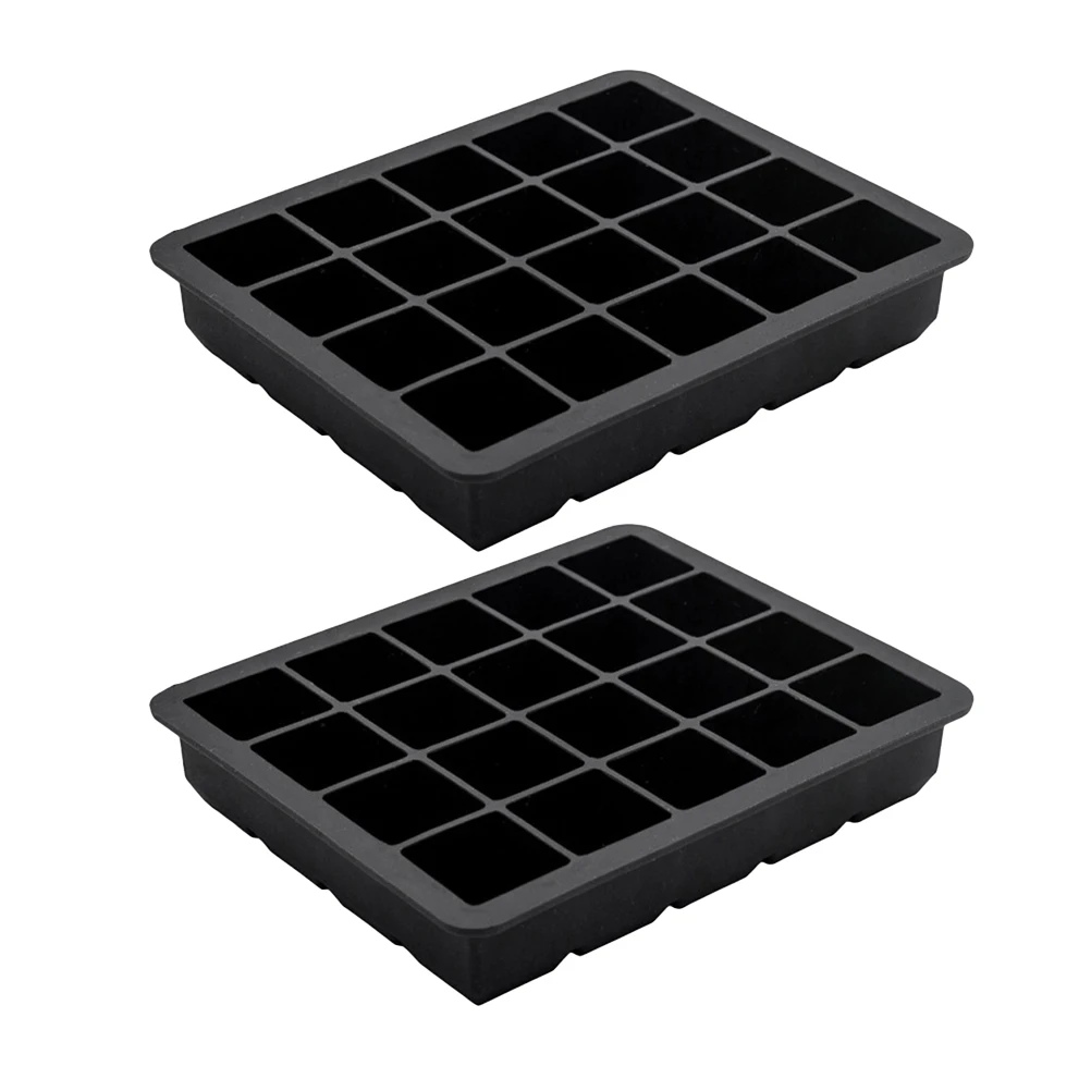 2 pcs Ice Cube Trays Silicone Molds for Tumbler Cup Cubes Buckets Whiskey Easy Clean Reusable Make 20 Ice Cubes
2 pcs Ice Cube Trays Silicone Molds for Tumbler Cup Cubes Buckets Whiskey Easy Clean Reusable Make 20 Ice Cubes