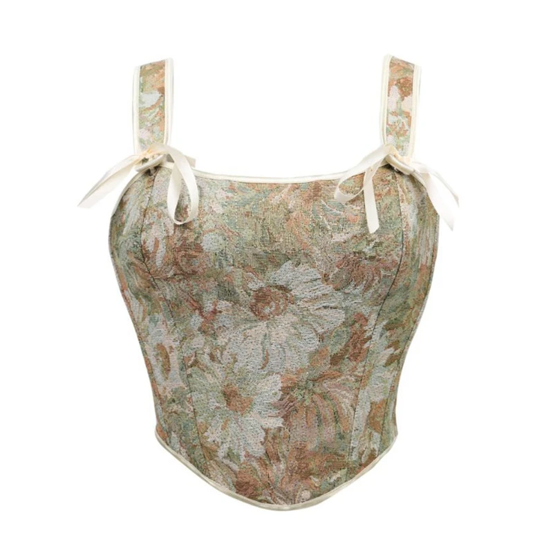 Женские сексуальные укороченные топы с корсетом, летние майки с травяным зеленым цветочным принтом, облегающие короткие майки с открытой спиной, майки без рукавов, повседневный жилет
Женские сексуальные укороченные топы с корсетом, летние майки с травяным зеленым цветочным принтом, облегающие короткие майки с открытой спиной, майки без рукавов, повседневный жилет