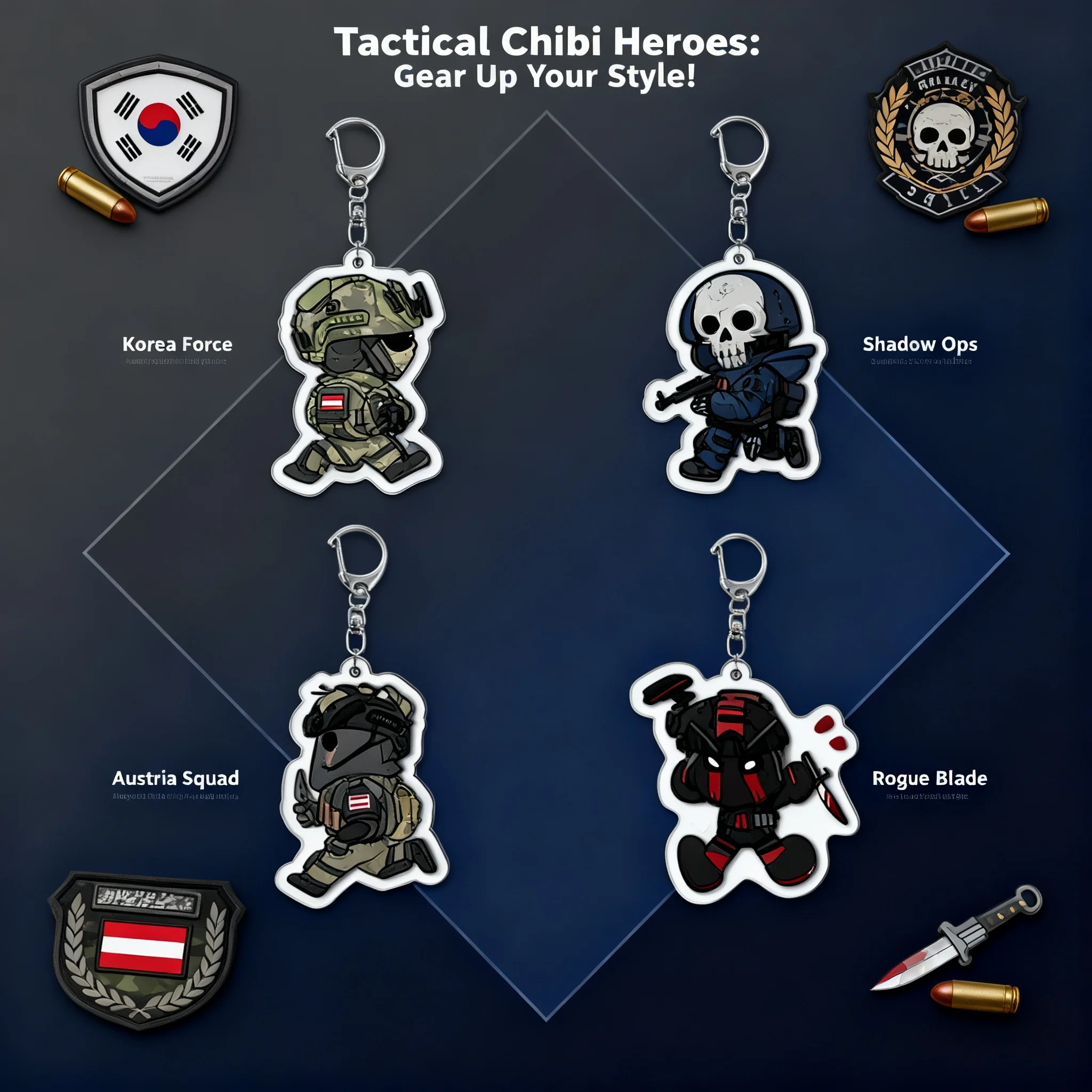 Call of Duty Acrylic Double Sided Keychain Anime Cartoon Pattern Backpack Pendant Accessory
Call of Duty Acrylic Double Sided Keychain Anime Cartoon Pattern Backpack Pendant Accessory