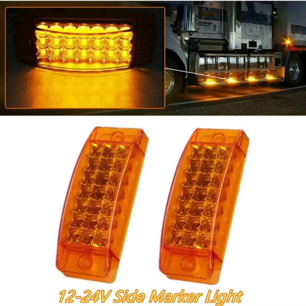 High Brightness 21LED Truck Clearance Light Square Warning LED Marker Side Light Anti Collision Blinker Signal Tail Light Car
High Brightness 21LED Truck Clearance Light Square Warning LED Marker Side Light Anti Collision Blinker Signal Tail Light Car
